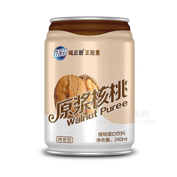 原浆核桃 植物蛋白饮料 240mL 正劲饮料