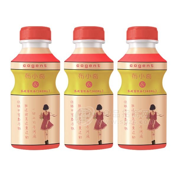 布小奇乳酸菌饮品340ml