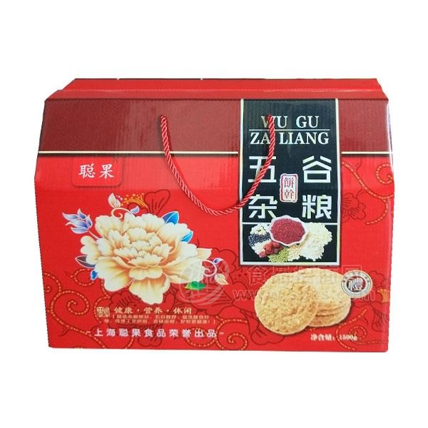 聪果五谷杂粮饼干烘焙食品1500g