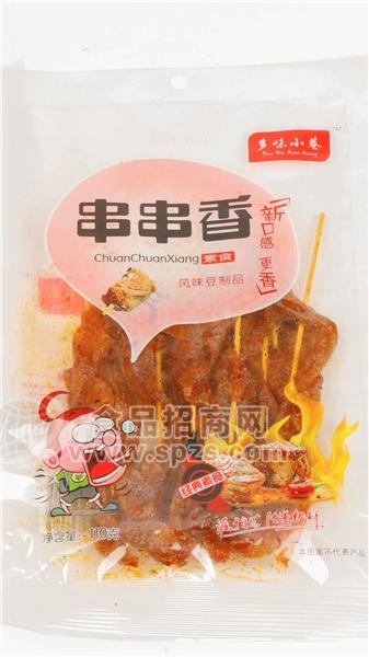 多味小巷 串串香（风味豆制品）110g招商 辣条 辣棒 串串