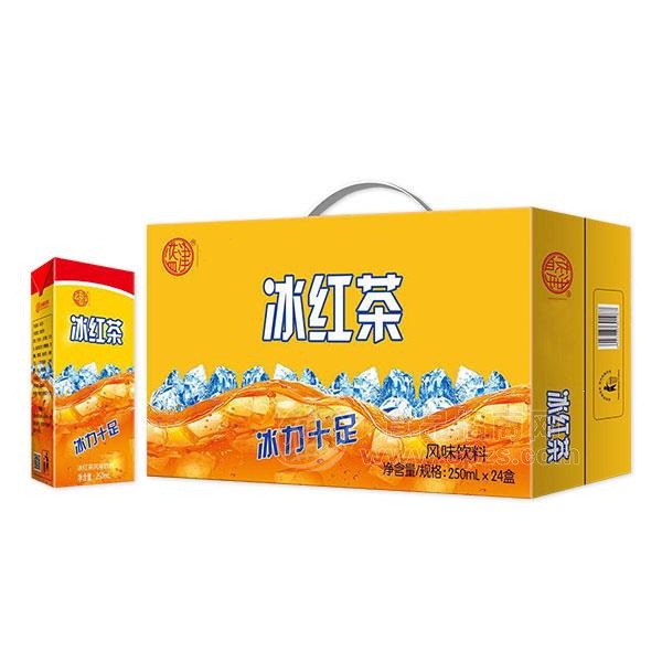 蓝津 冰红茶 茶饮料250mlx24盒