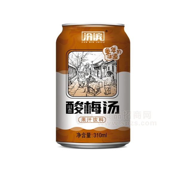 汾滨酸梅汤果汁饮料310ml