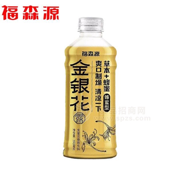 福森源金银花露草本+蜂蜜蜂蜜型植物饮料380ml