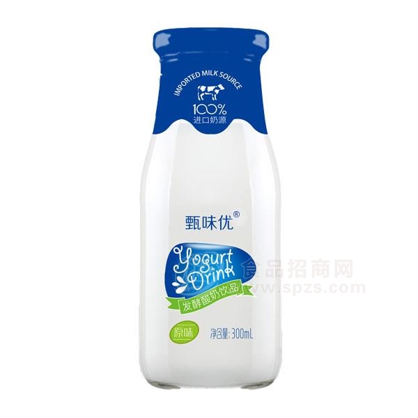 甄味优 原味发酵酸奶饮品300ml