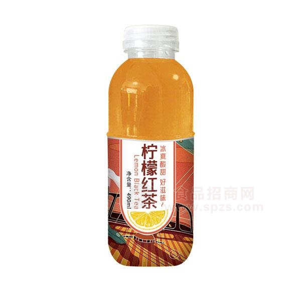 柠檬红茶饮料490ml