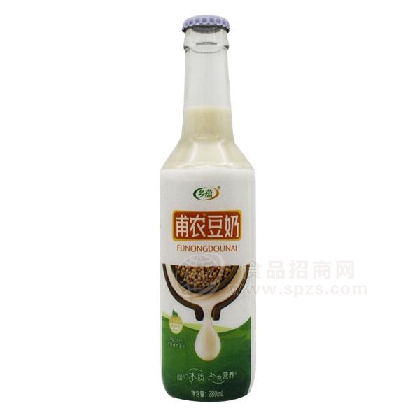 乡蕴甫农豆奶植物蛋白饮料280ml