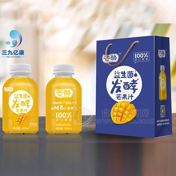 芒酪益生菌发酵芒果汁果汁饮料350ml