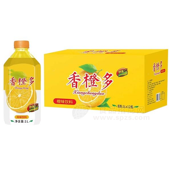 香橙多橙味饮料1Lx12瓶