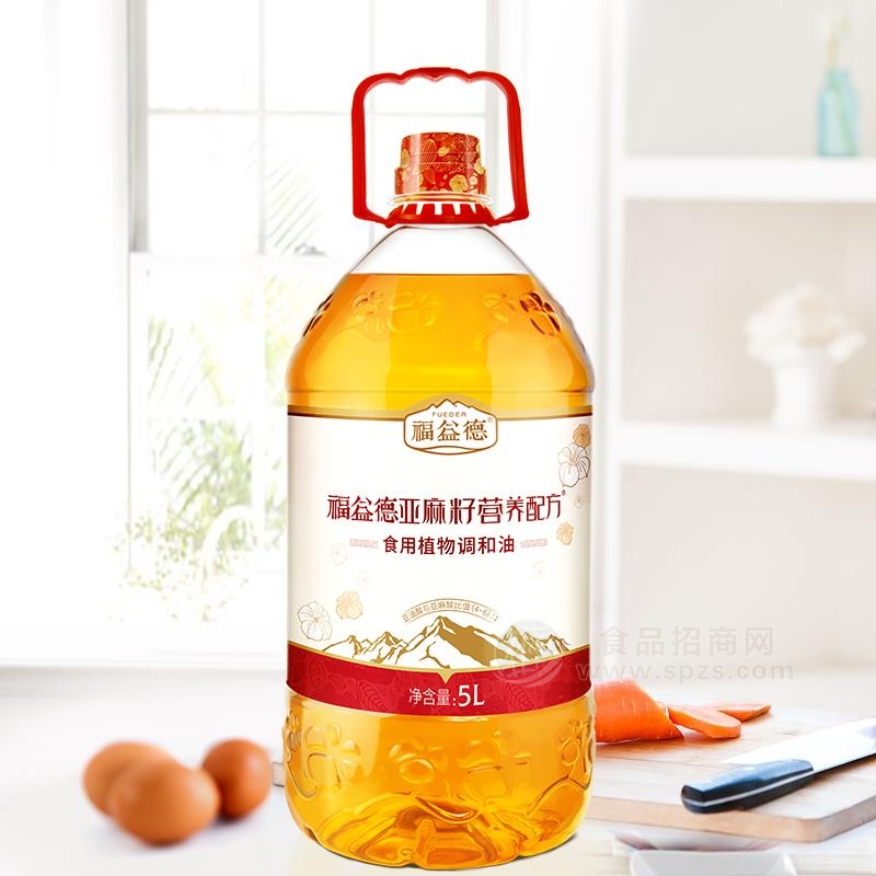 福益德亚麻籽营养配方食用植物调和油 5L