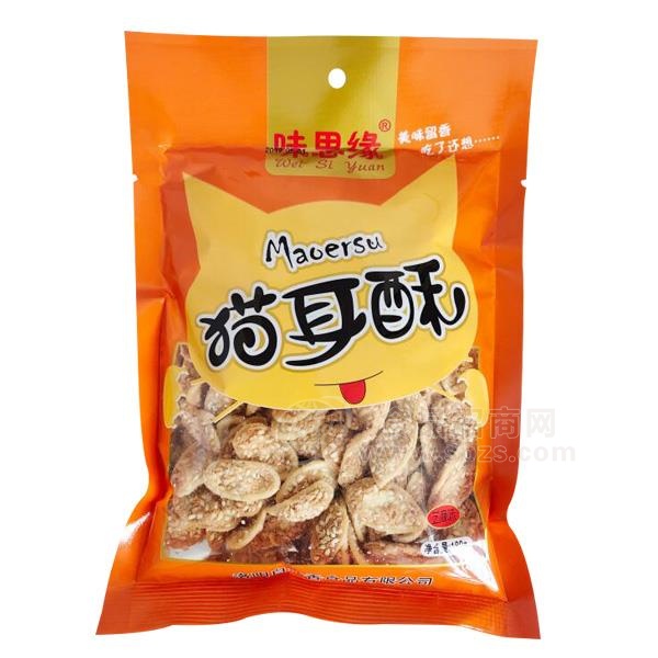 味思缘猫耳酥芝麻味 休闲食品180g