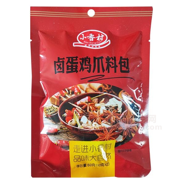 小香村卤蛋鸡爪料包调味品60g