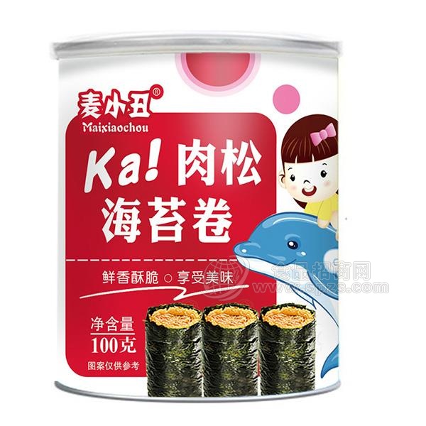 麦小丑肉松海苔卷休闲食品招商100g