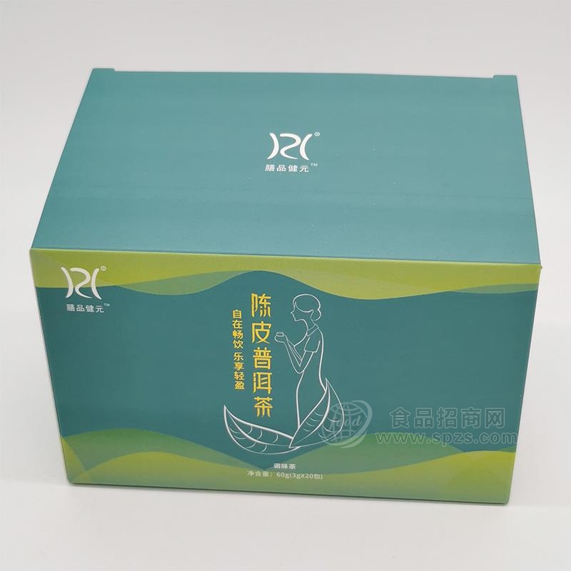 膳品健元陈皮普洱茶60g/盒招商