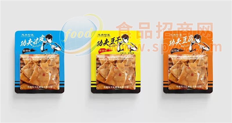 恋尚松鼠功夫系列豆干 豆腐 凉皮产品