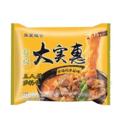 华夏粮仓大实惠方便面柴鸡炖香菇味 华夏粮仓大实惠方便面柴鸡炖香菇味