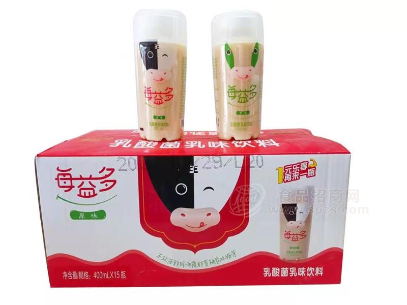 每益多 乳酸菌 酸奶 乳制品 乳饮料 饮料 箱装400ml*15瓶 全国招商招商