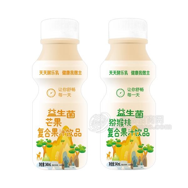 益生菌复合果汁饮品招商340ml