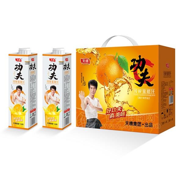 天噢冷榨蜜橙汁招商果汁饮料箱装