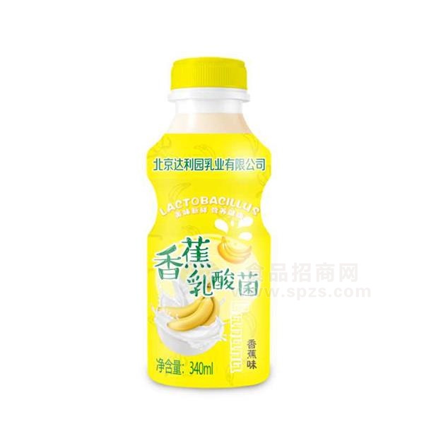 香蕉味乳酸菌饮料乳味饮料340ml