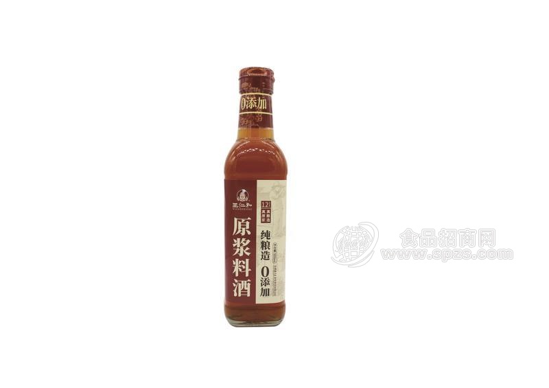 王仁和料酒  纯粮酿造0添加  500ml*12/箱