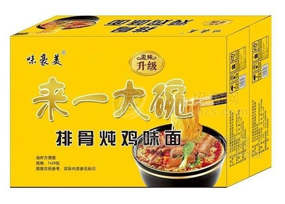 味豪美来一大碗方便面香菇炖鸡味 味豪美来一大碗方便面香菇炖鸡味