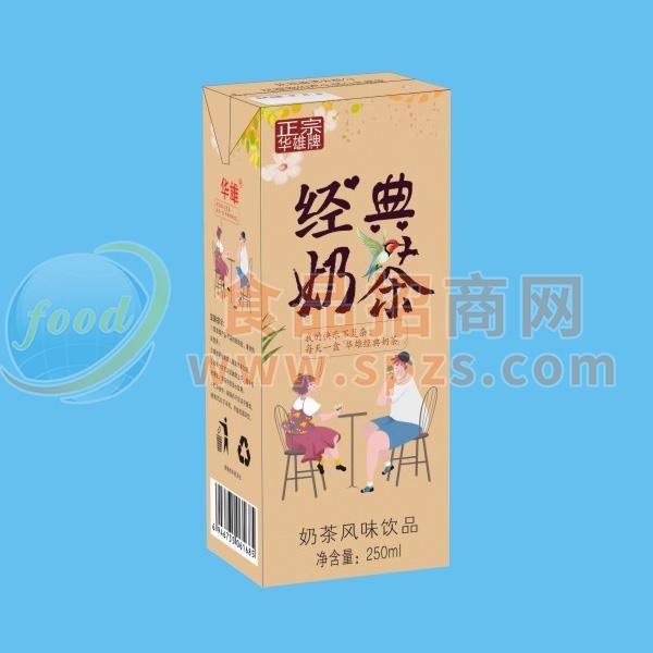 华雄经典奶茶风味饮品招商250ml