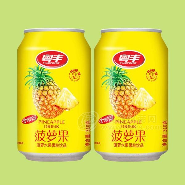 粤丰菠萝果 菠萝水果果粒饮品招商310g