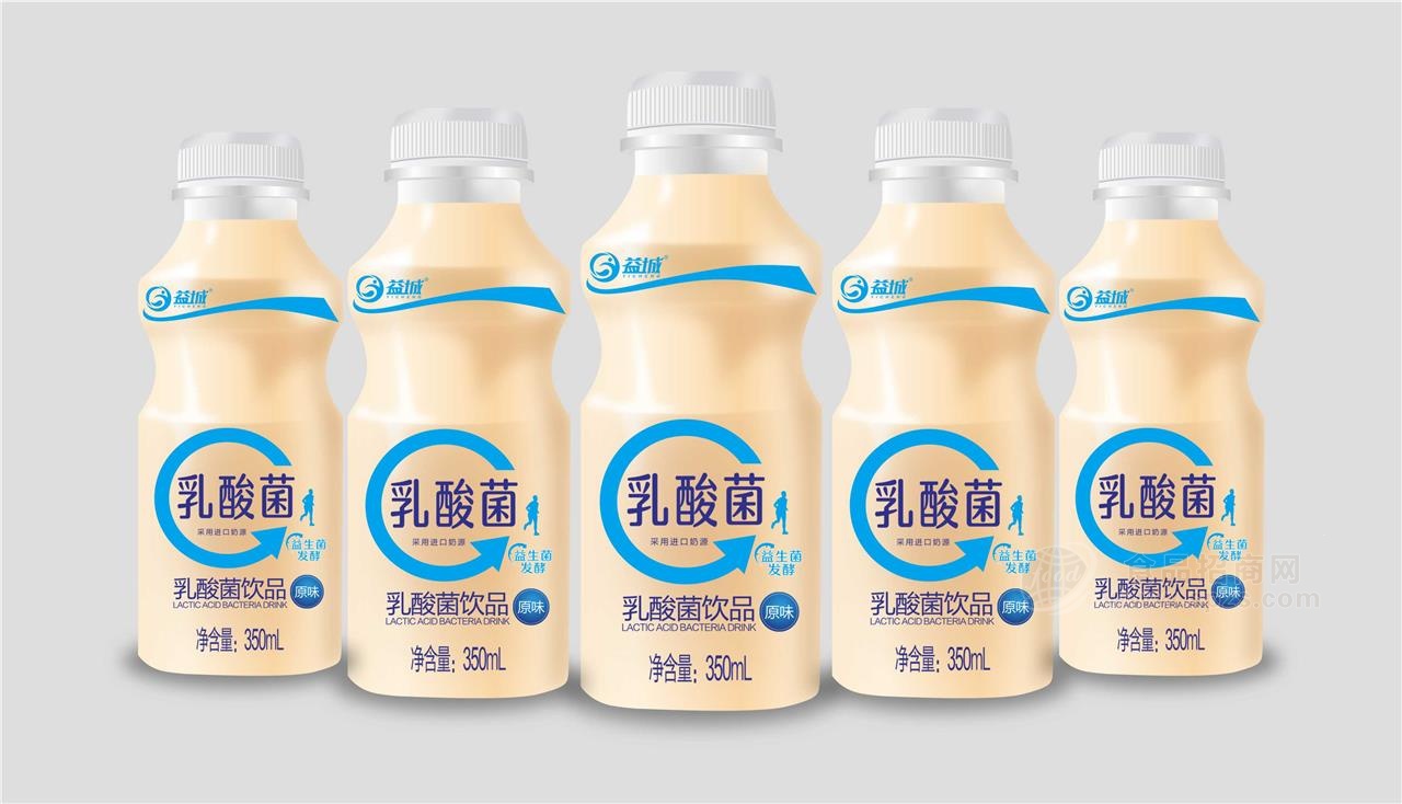 益城原味乳酸菌饮品招商乳饮料350ml