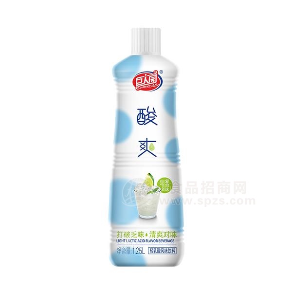 巨人园酸爽复合味轻乳酸风味饮料1.25L