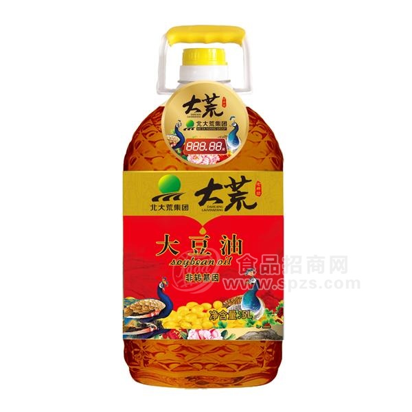 大荒大豆油招商食用油5L