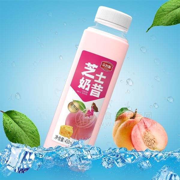 蜜桃味芝士奶昔乳饮料招商450ml