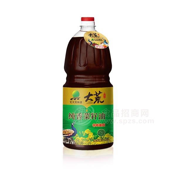 北大荒香菜籽油调味品米面粮油招商调和油1.8L