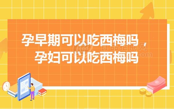 孕早期可以吃西梅吗(孕妇可以吃西梅吗)