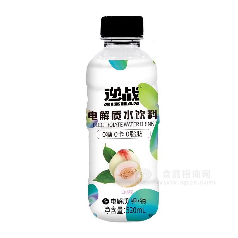 逆战电解质水饮料（白桃味）520ml