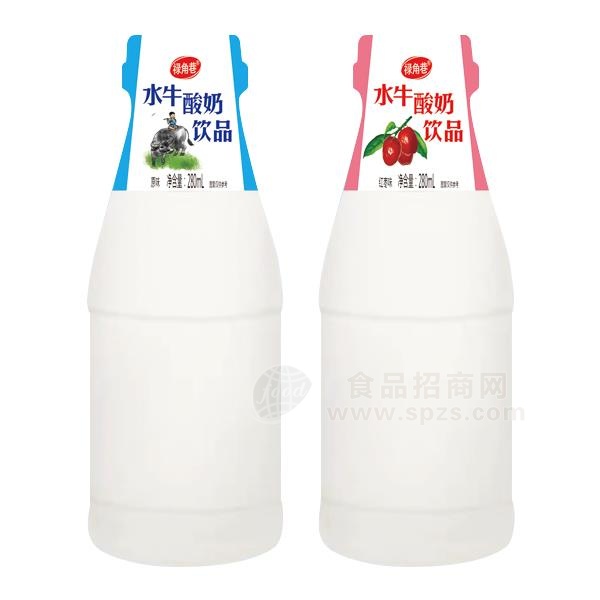 禄角巷红枣味原味水牛酸奶饮品280ml