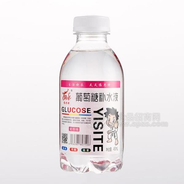 依思特葡萄糖补水液蜜桃味果味饮料450ml