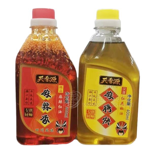 天香源麻辣香麻辣红油招商麻得快红花椒油调味油400ml调味品