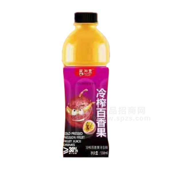 爱加壹冷榨百香果汁饮料招商550ml