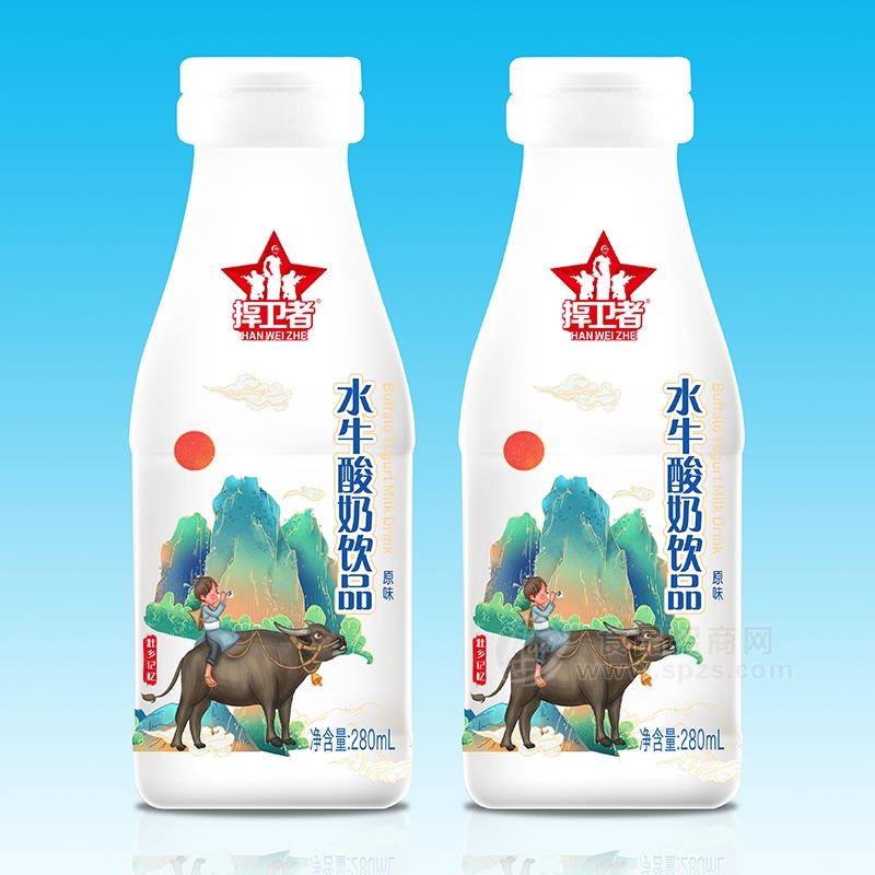 捍卫者水牛奶饮品原味酸奶招商280ml