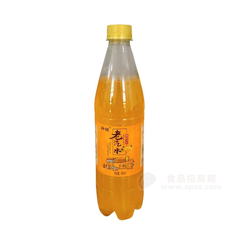 科维老北京橙味汽水风味饮料490ml