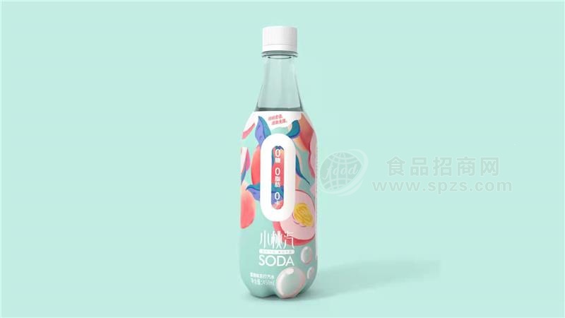 小桃气饮料 0糖 0脂 0卡 450ml