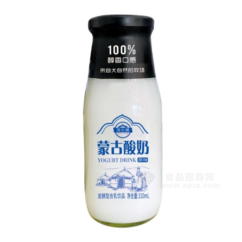 海心澜原味蒙古酸奶乳饮料310ml