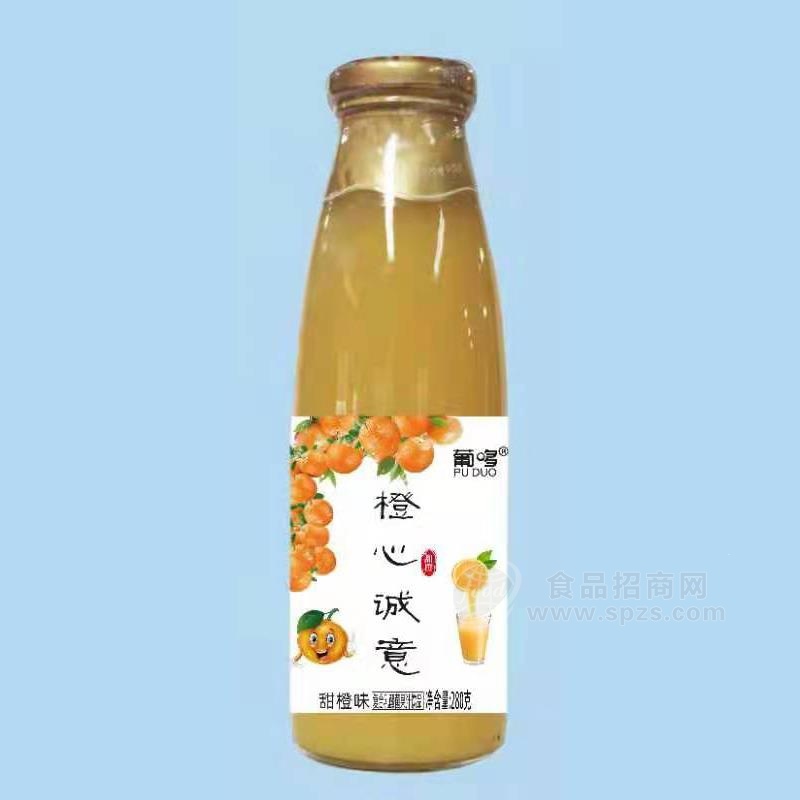 葡哆甜橙味复合乳酸菌果汁饮品招商280g