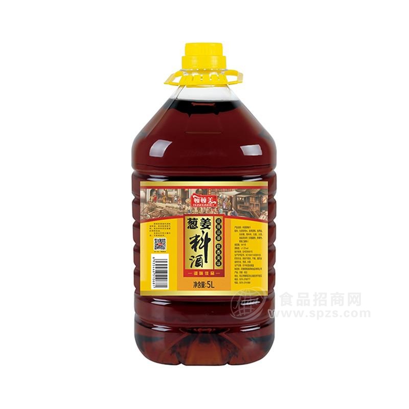 顿顿美葱姜料酒调味品5L