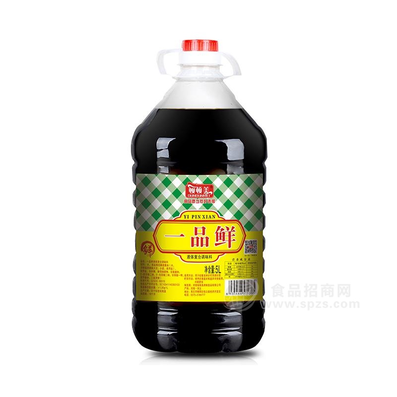 顿顿美一品鲜液体复合调味料5L