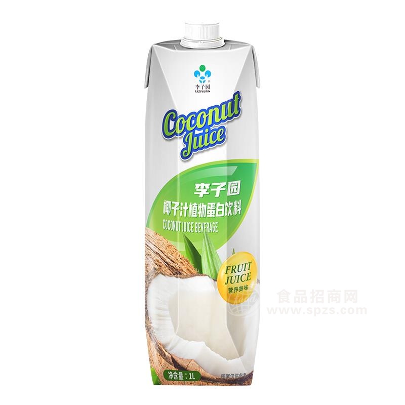 李子园椰子汁植物蛋白饮料厂家直销招商1L