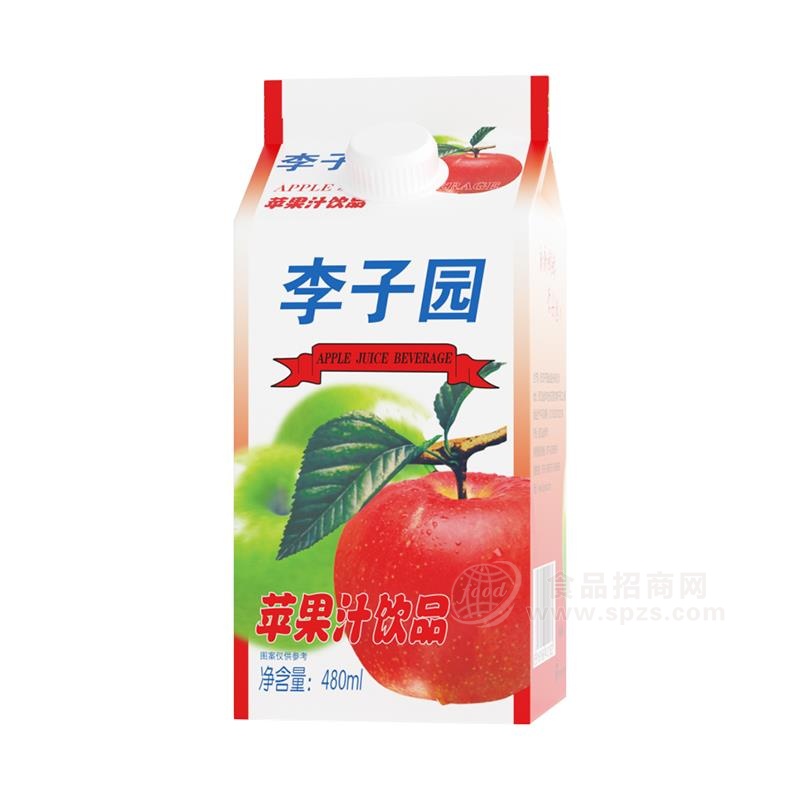 李子园苹果汁饮品实图果汁饮品厂家直销招商480ml