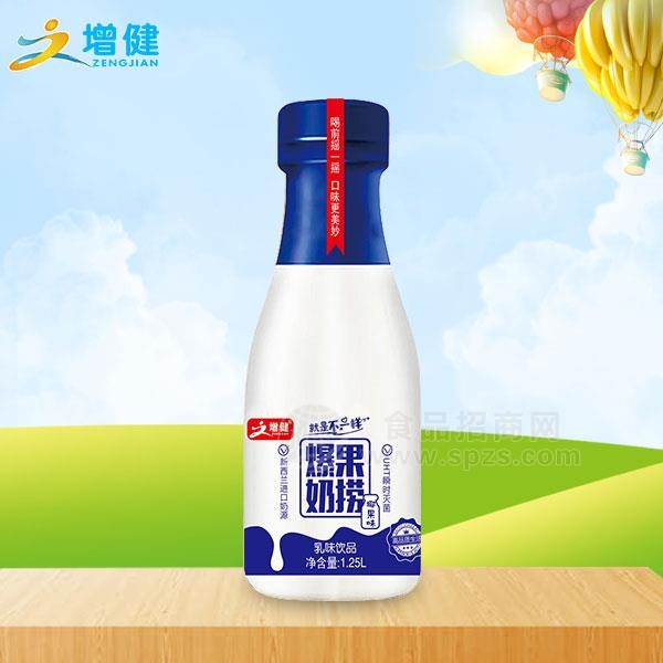 增健椰果味爆果奶捞奶昔乳味饮品乳饮料1.25L