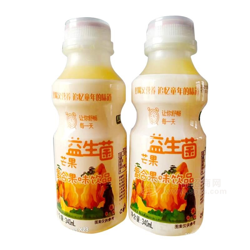 益生菌芒果复合果味饮品340ml