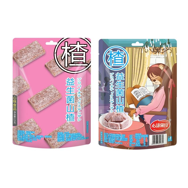 心味果园益生菌山楂休闲食品招商125g